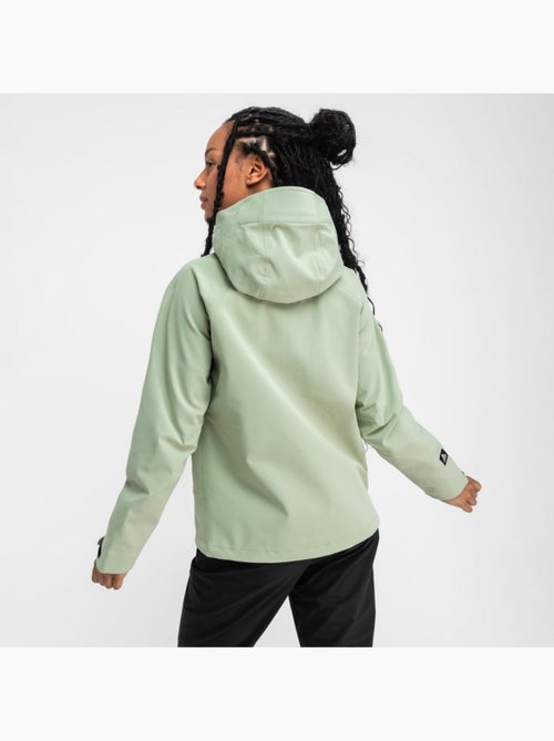 Veste randonnée hardshell femme randonnée femme lac léman - Kiabi