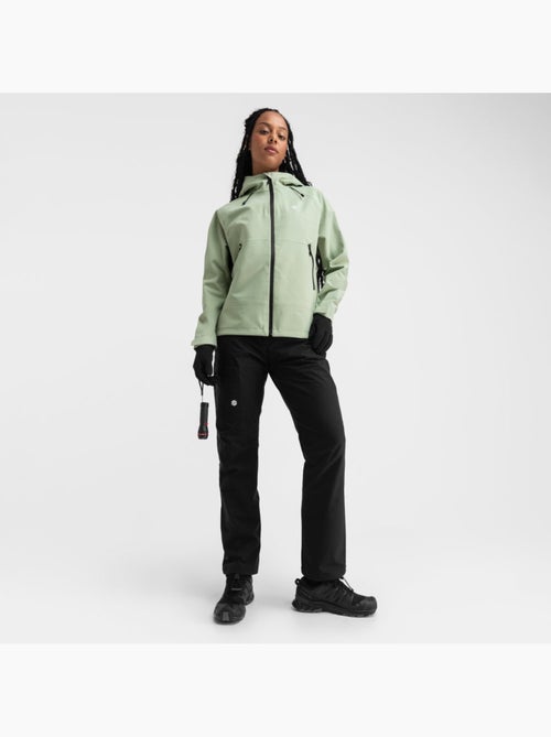 Veste randonnée hardshell femme randonnée femme lac léman - Kiabi