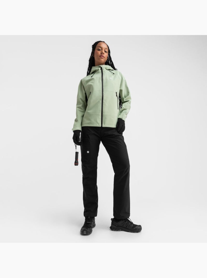 Veste randonnée hardshell femme randonnée femme lac léman Vert - Kiabi