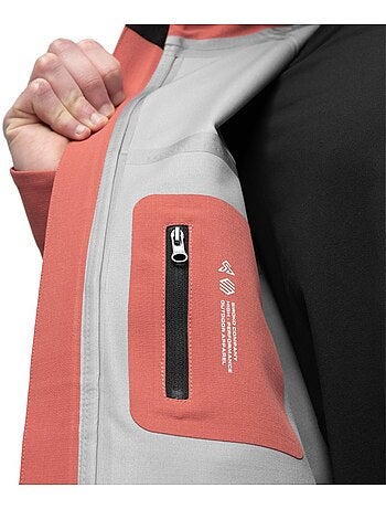 Veste randonnée hardshell homme randonnée homme simien