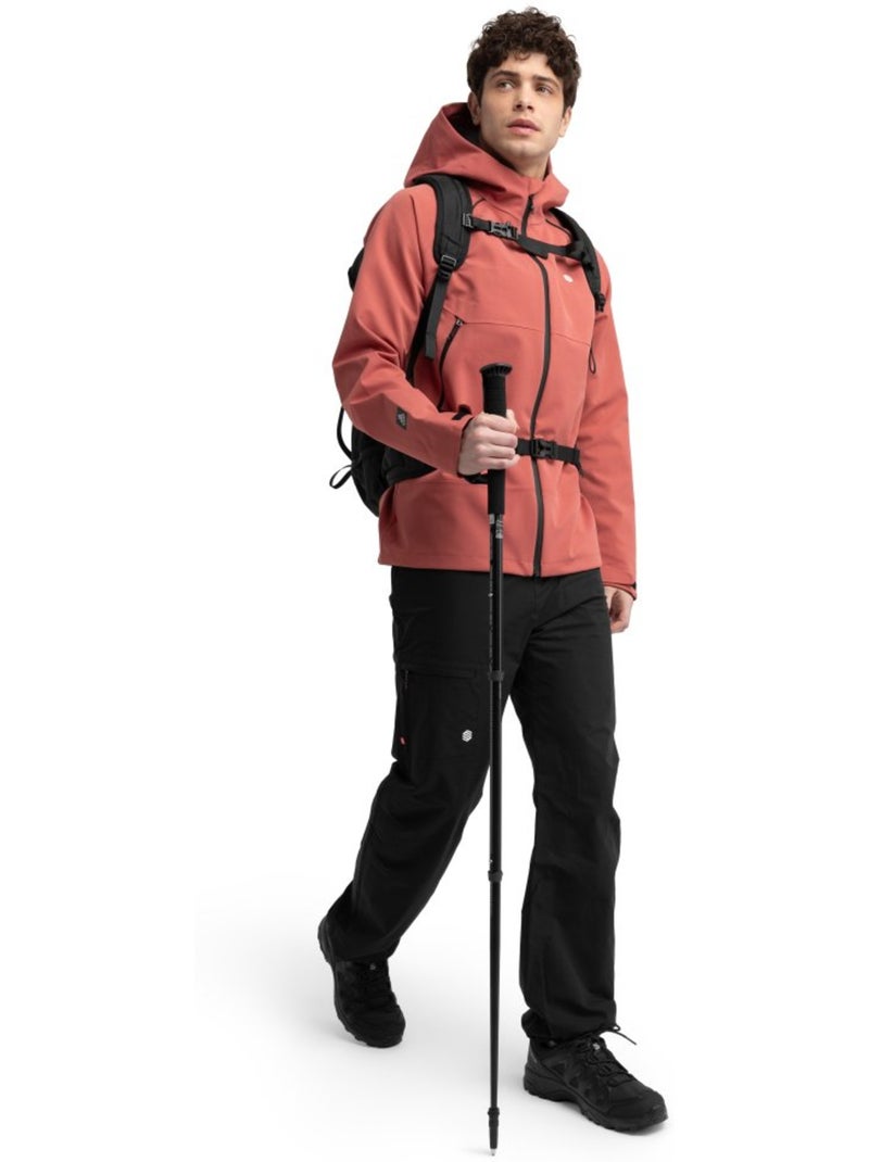 Veste randonnée hardshell homme randonnée homme simien Rouge - Kiabi