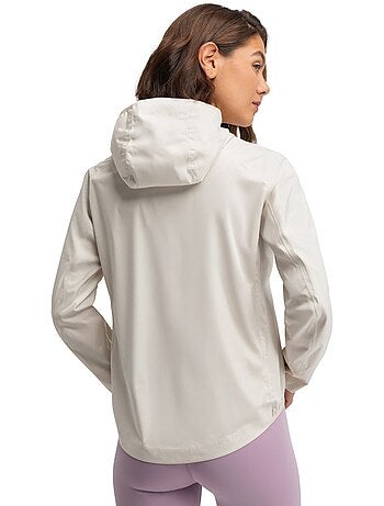 Veste randonnée imperméable ultralégère femme randonnée femme velora sand
