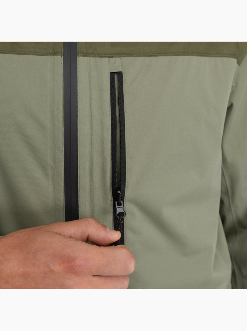 Veste randonnée imperméable ultralégère homme randonnée homme ventra Vert - Kiabi