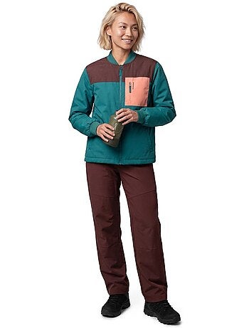 Veste randonnée isolante col bomber homme femme sarek-w