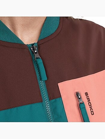 Veste randonnée isolante col bomber homme femme sarek-w