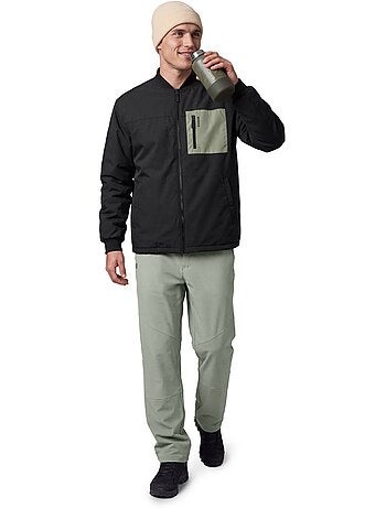 Veste randonnée isolante col bomber homme homme sarek
