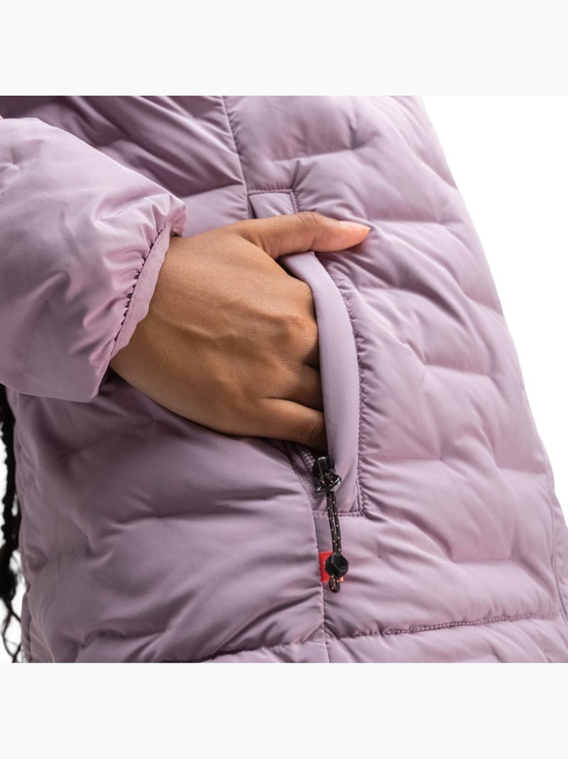 Veste randonnée isolante légère femme randonnée femme zelene Violet - Kiabi