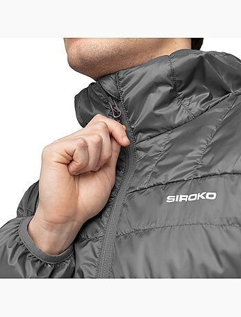 Veste randonnée isolante ultralégère homme randonnée homme terrain