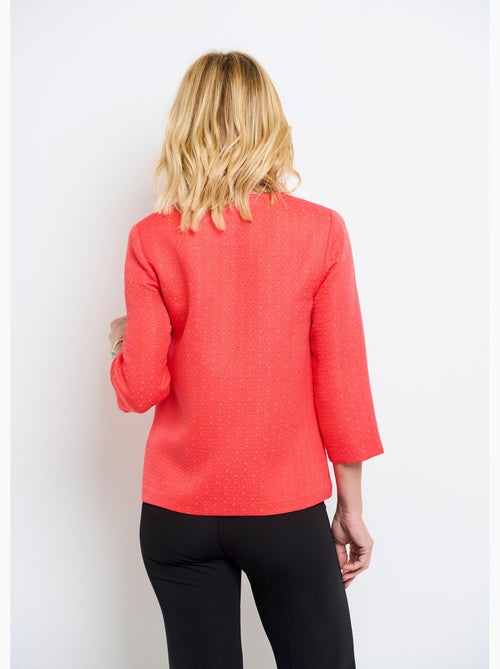 Veste ras de cou manches 3/4 - Afibel - Kiabi