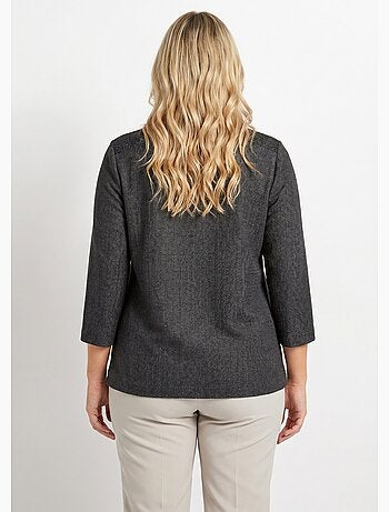 Veste ras de cou manches 3/4 - Afibel