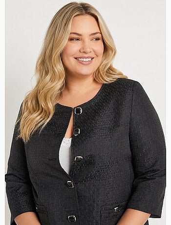 Veste ras de cou manches 3/4 - Afibel