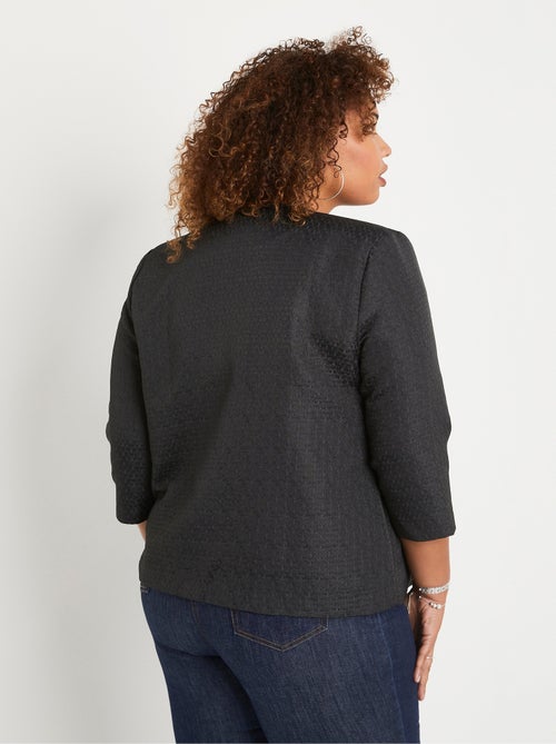 Veste ras de cou manches 3/4 - Afibel - Kiabi