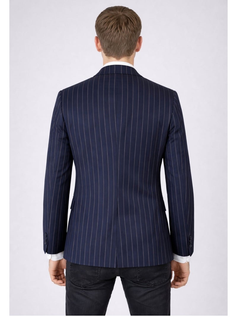 Veste rayé Lordissimo Bleu marine - Kiabi