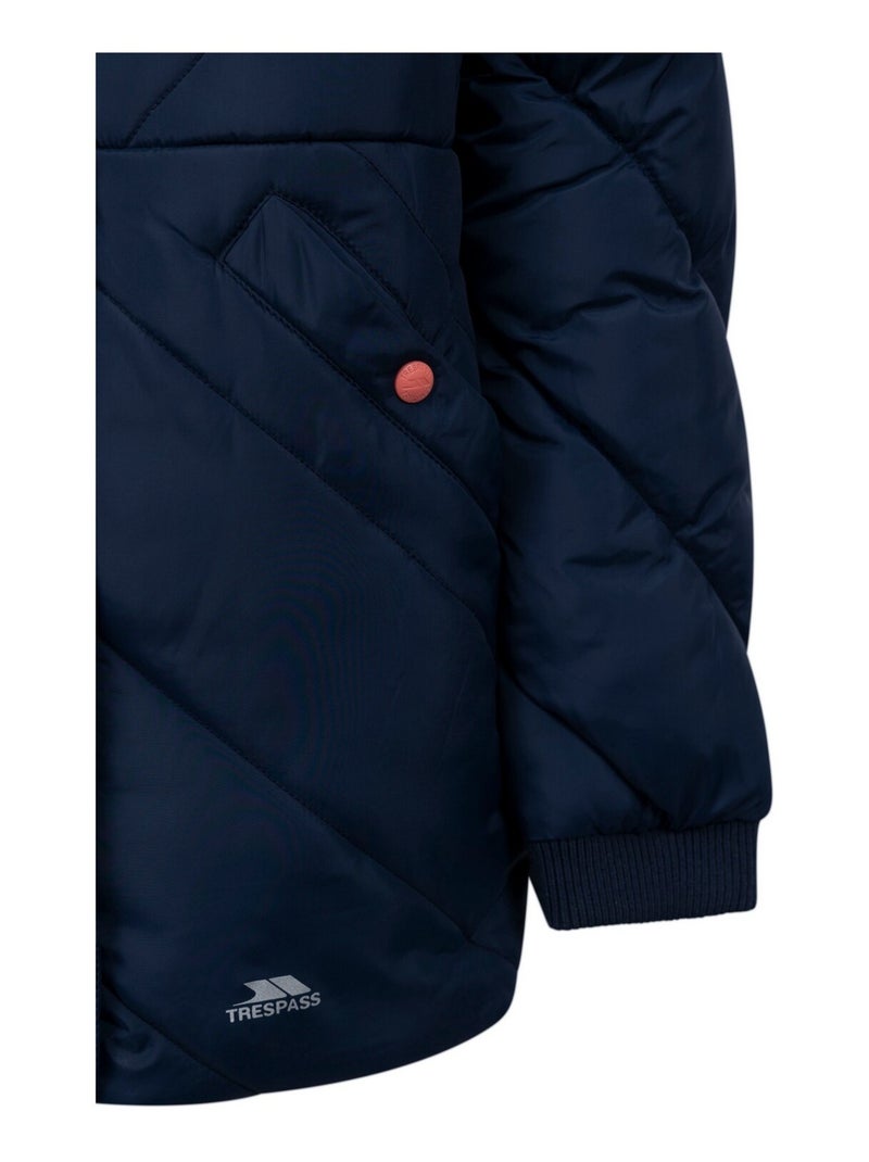 Veste rembourrée à capuche duveteuse buntee - trespass Bleu marine - Kiabi
