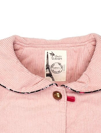 Veste Rétro Velours Col Marin CHARLOTTE - La Faute à Voltaire