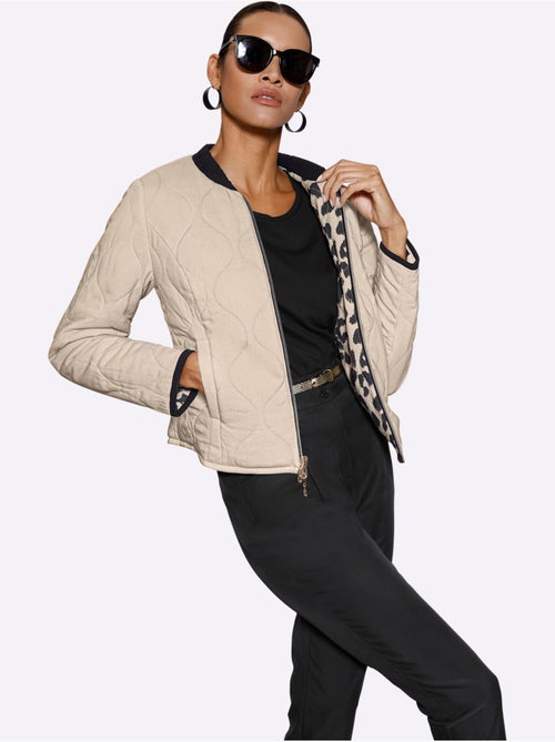 Veste Réversible Doudoune Légère - Taille Standard - Helline - Kiabi Veste Réversible Doudoune Légère - Taille Standard - Helline - Kiabi