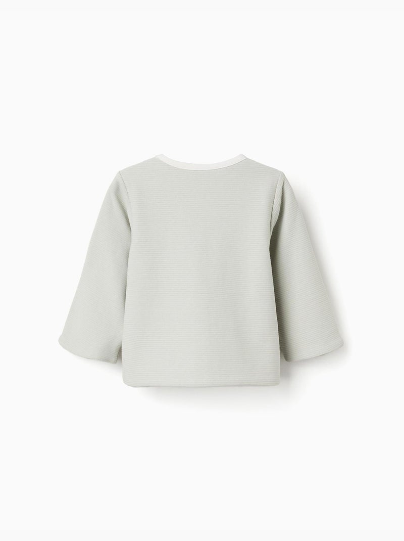 Veste réversible en coton Vert clair - Kiabi