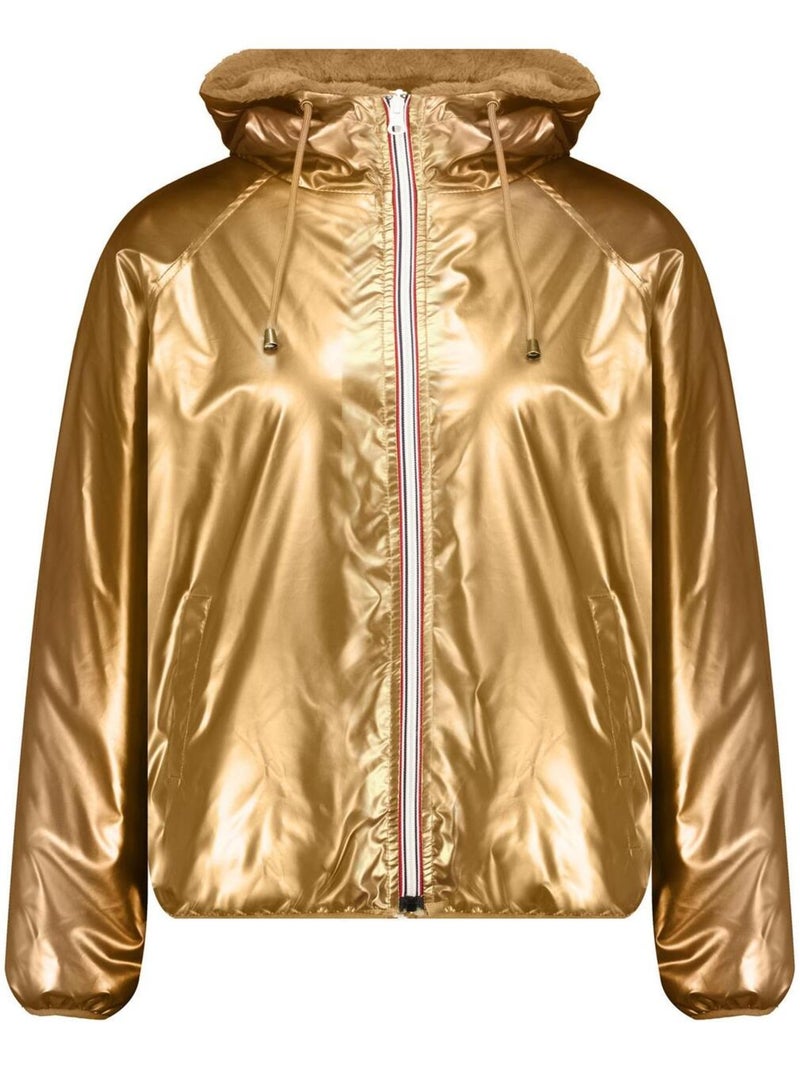 Veste réversible en imitation fourrure  'Deeluxe' Gold - Kiabi