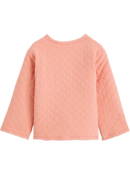 Veste réversible enfant en gaze de coton Santa Giulia - Kiabi