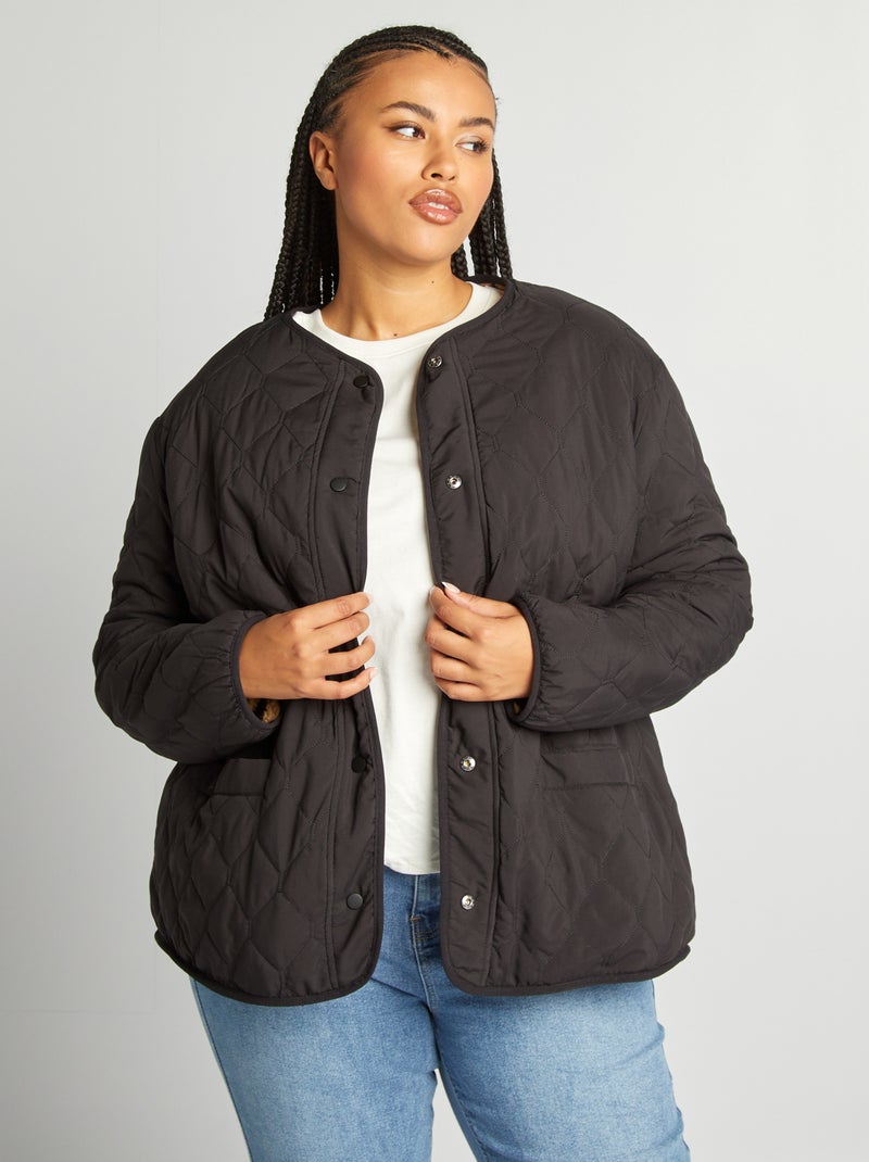 Veste réversible 'léopard' Léopard - Kiabi