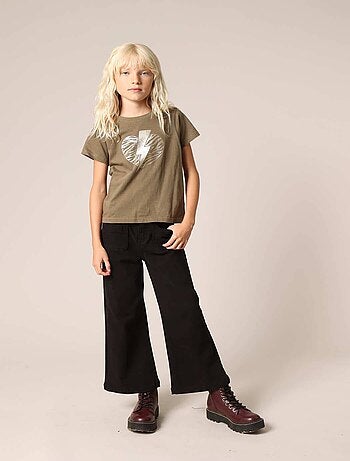 Veste réversible métallisé et imitation fourrure pour fille
'Deeluxe'