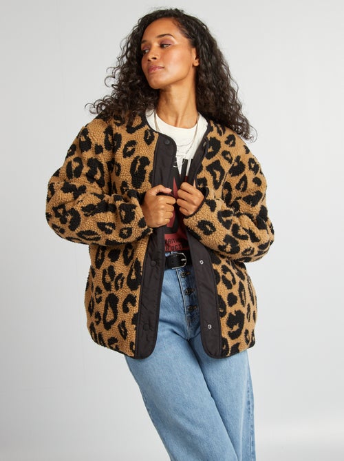 Veste réversible oversize - Kiabi