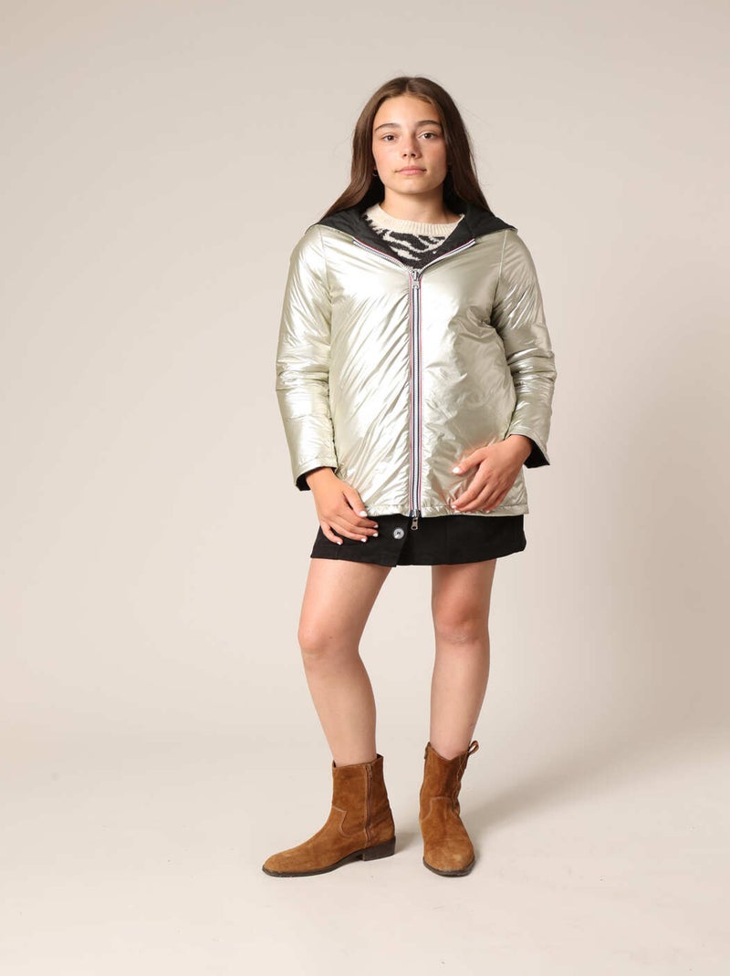 Veste réversible pour fille 'Deeluxe' Noir - Kiabi