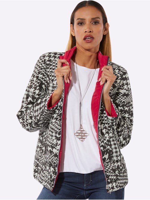 Veste Réversible Très Doux Et Chaud - Taille Standard - Helline - Kiabi