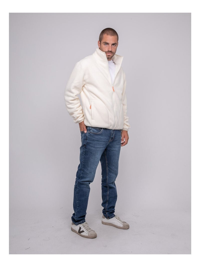 Veste réversible wogamo Ecru - Kiabi