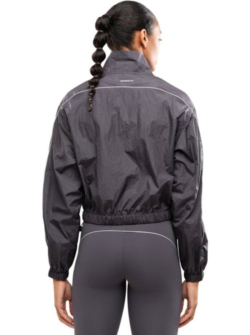 Veste running légère femme fitness femme ueno dark gray - Kiabi Veste running légère femme fitness femme ueno dark gray - Kiabi