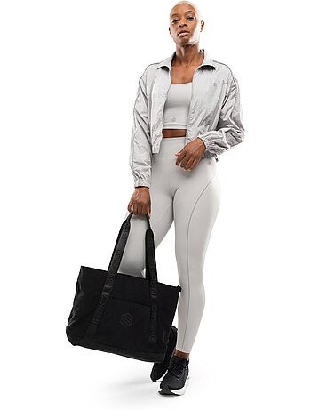 Veste running légère femme fitness femme ueno light gray