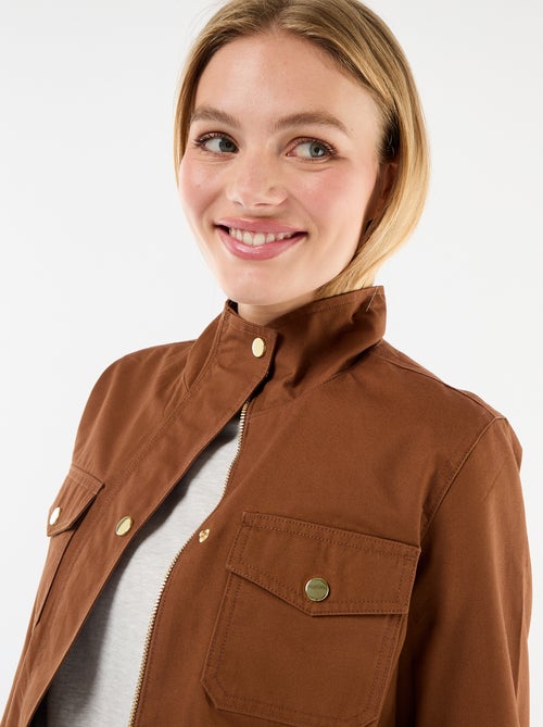 Veste saharienne à pressions devant - Kiabi