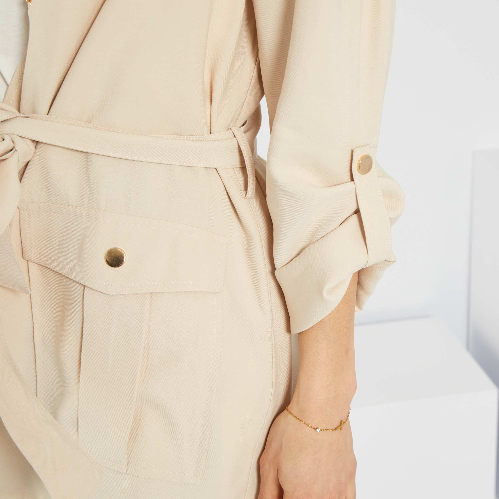 Veste saharienne femme - noir - Kiabi - 30,00�?�