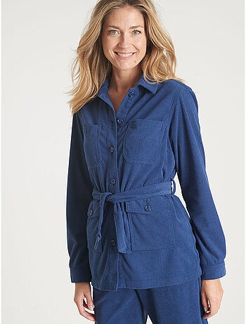 Veste-saharienne en velours - DAXON