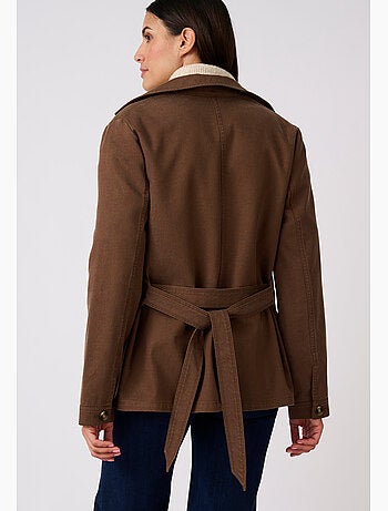 Veste-saharienne mélange Lyocell - Damart