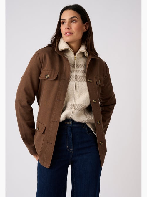 Veste-saharienne mélange Lyocell - Damart - Kiabi
