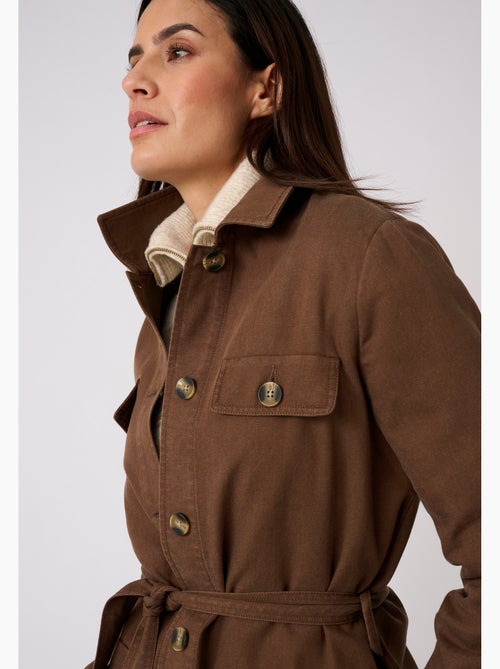 Veste-saharienne mélange Lyocell - Damart - Kiabi