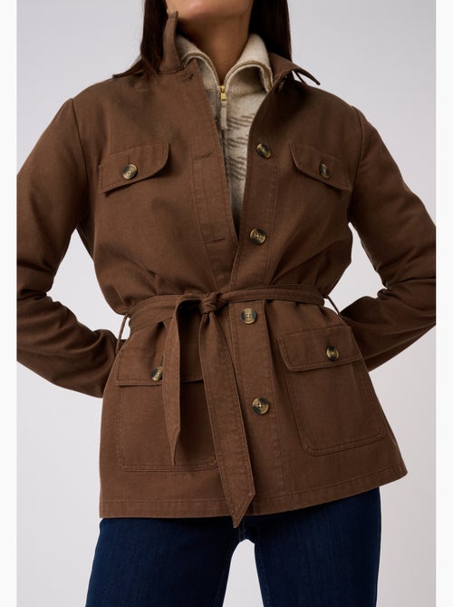 Veste-saharienne mélange Lyocell - Damart - Kiabi