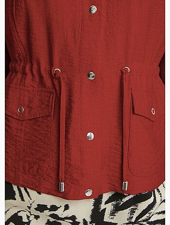 Veste saharienne sans col manches longues - Afibel