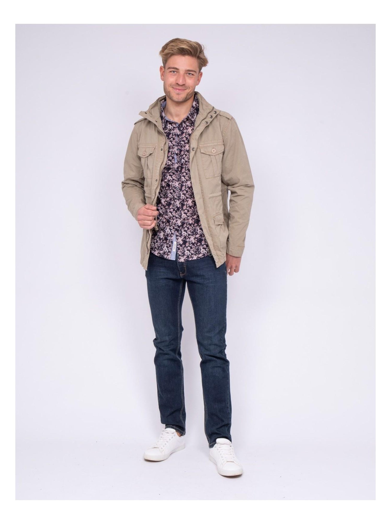 Beige Linen Zip Up Saharienne Jacketロエベ Beige Linen Zip Up Saharienne Jacketロエベ Beige Linen Zip Up