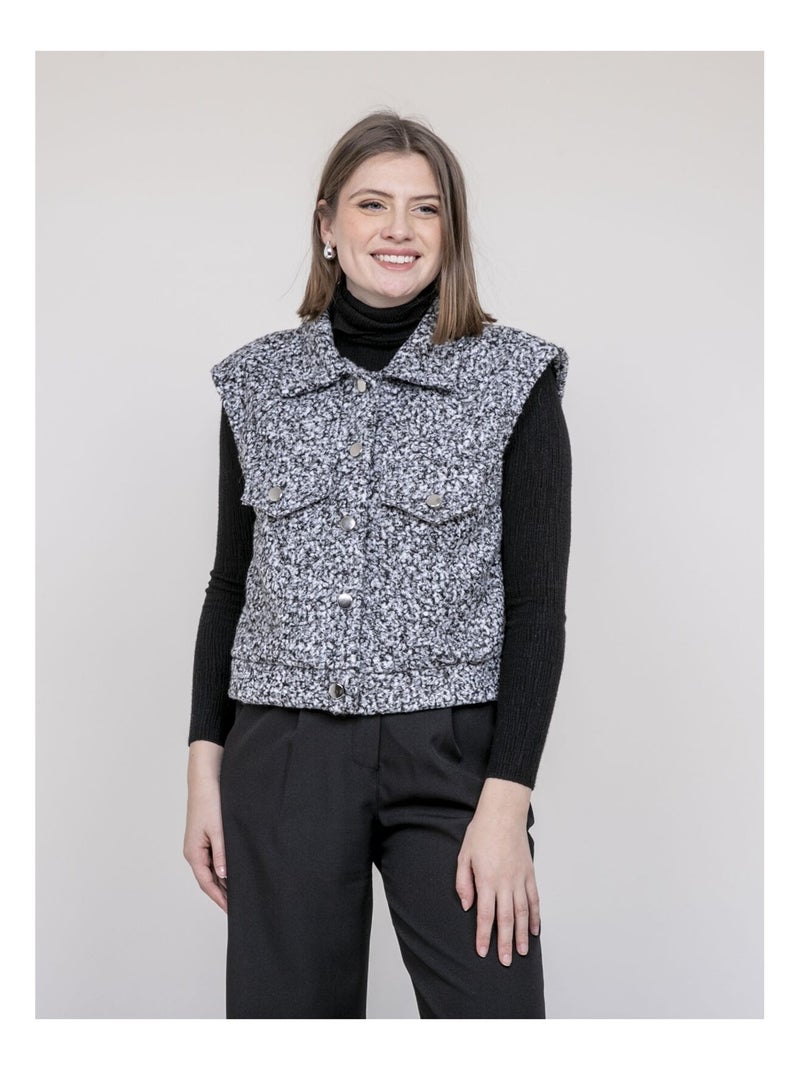 Veste sans manche ULONIE Gris - Kiabi