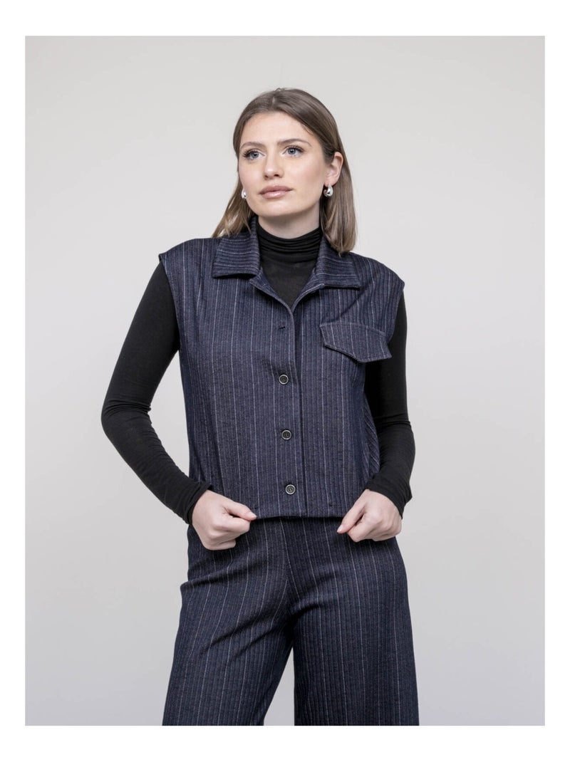 Veste sans manche UMAGINE Bleu marine - Kiabi