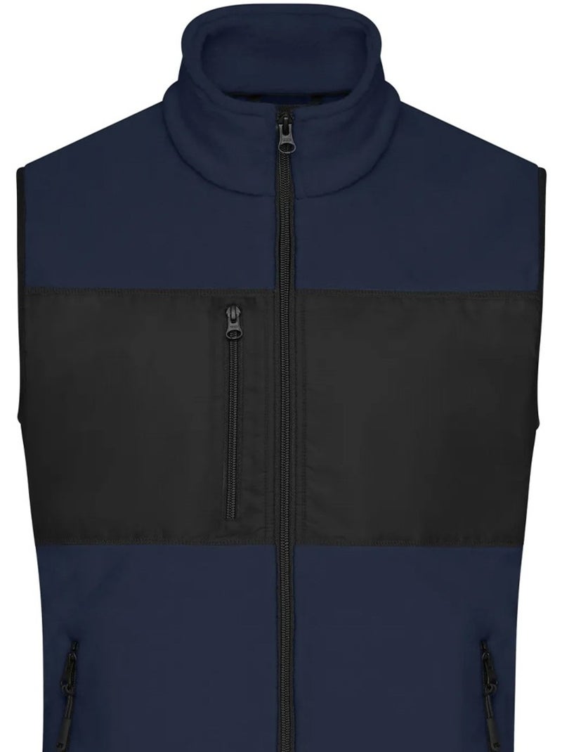 Veste sans manches - james and nicholson Bleu marine - Kiabi