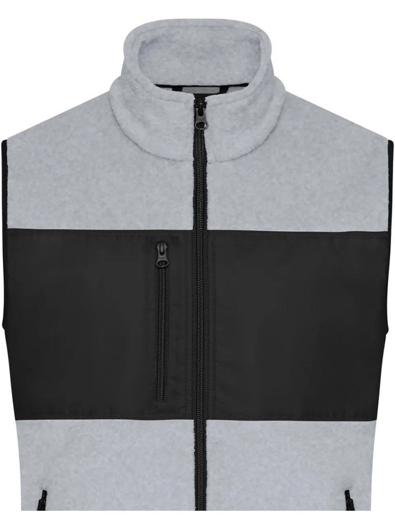 Veste sans manches - james and nicholson Gris clair - Kiabi