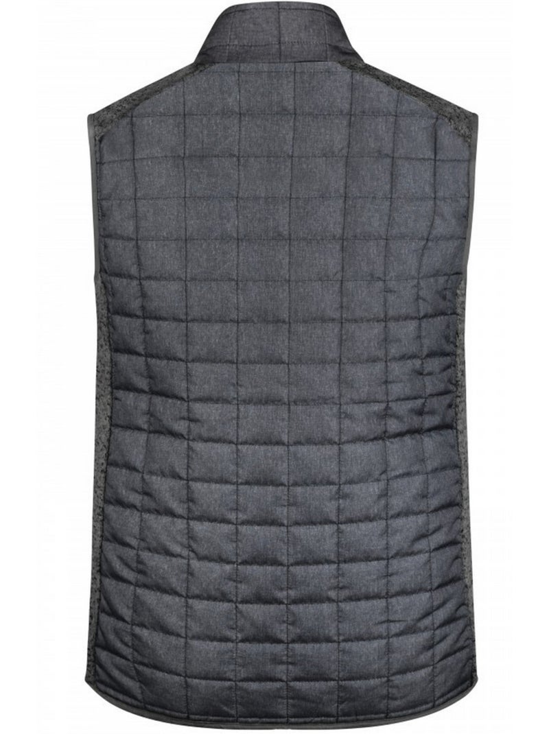 Veste sans manches - james and nicholson Gris tourterelle - Kiabi