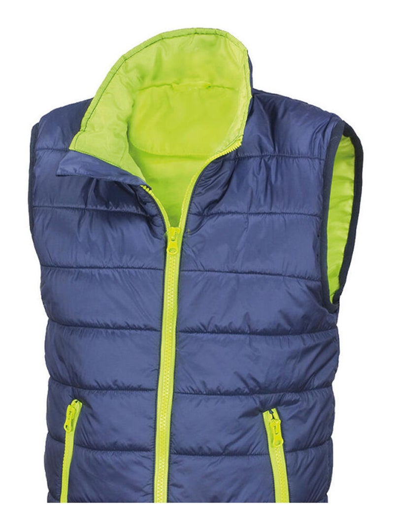 Veste sans manches - result core Bleu nuit - Kiabi