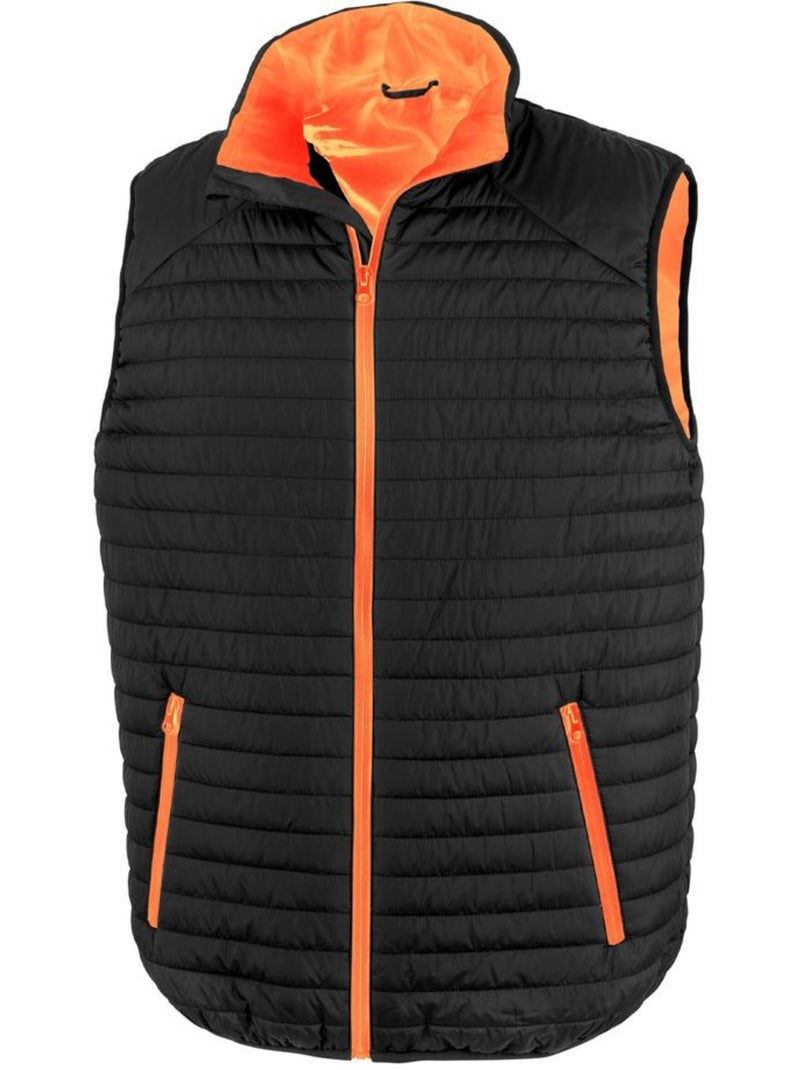 Veste sans manches - result genuine recycled Noir Orange - Kiabi
