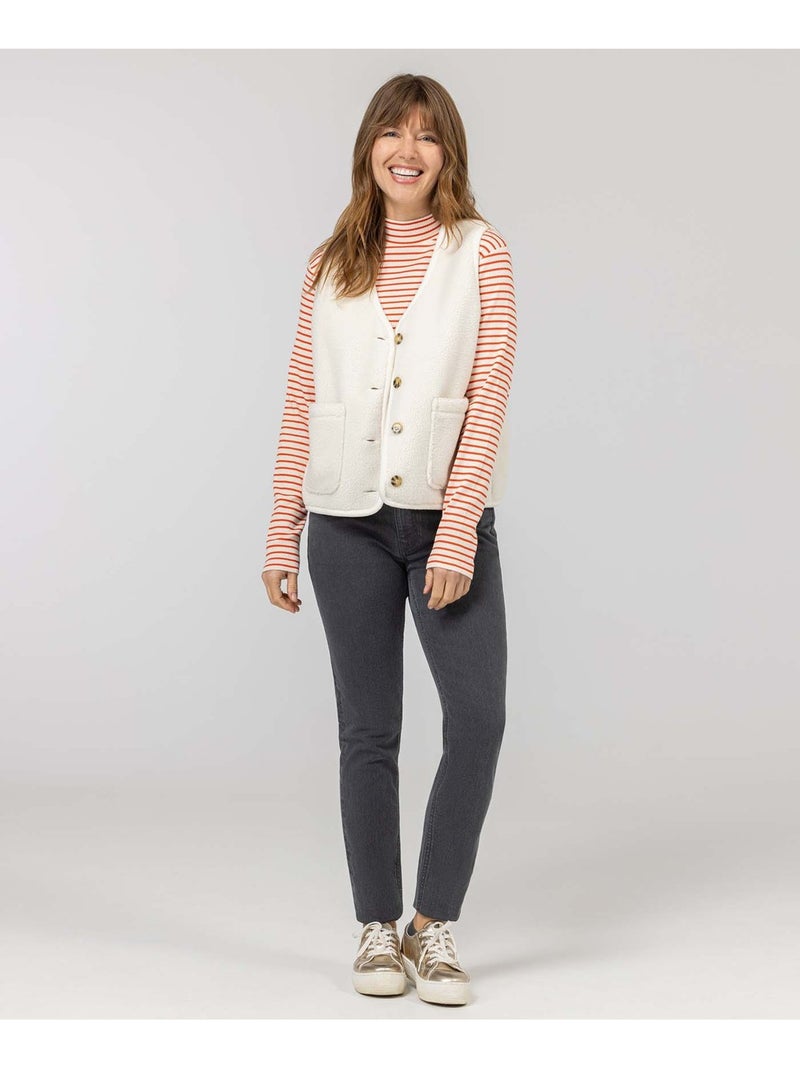 Veste sans manches - Terre de Marins Blanc - Kiabi