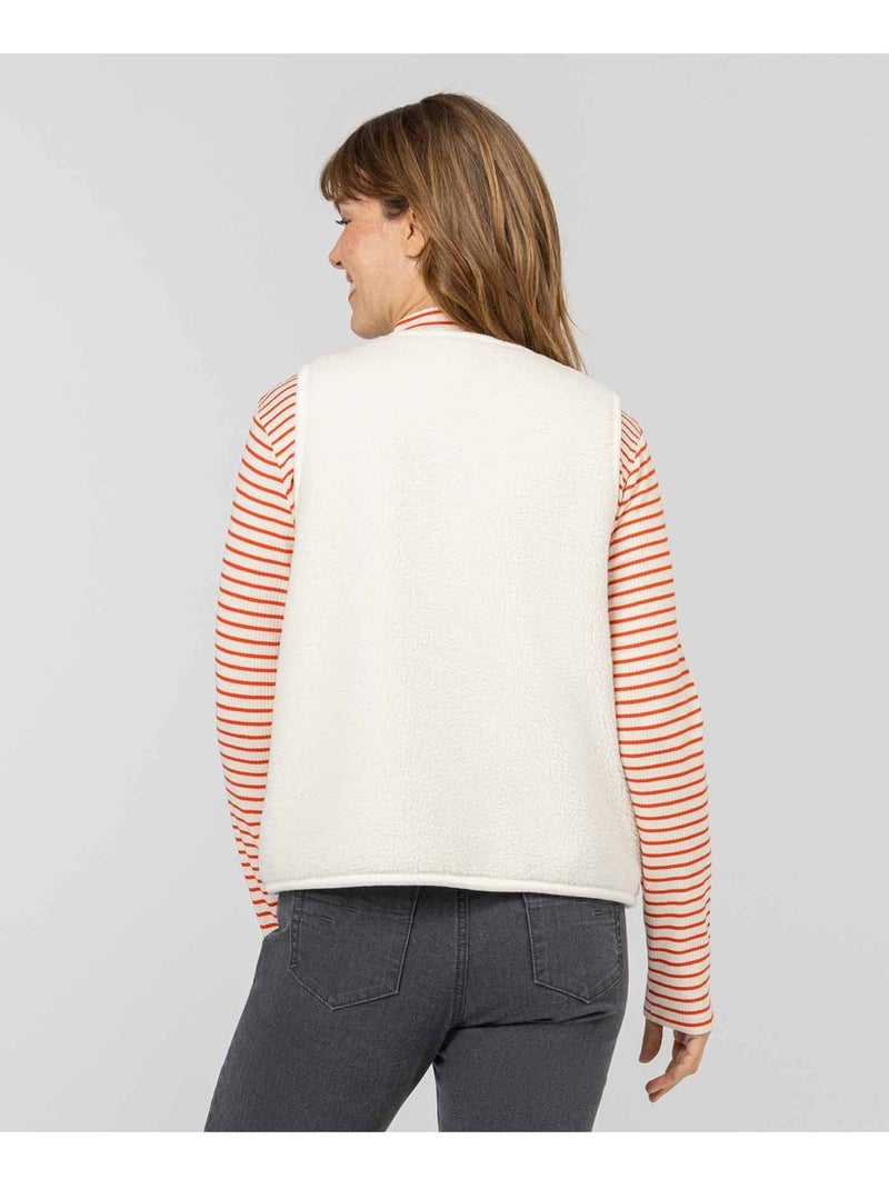Veste sans manches - Terre de Marins Blanc - Kiabi