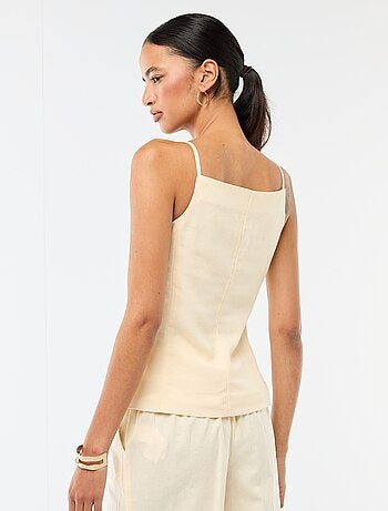 Veste sans manches à bretelles